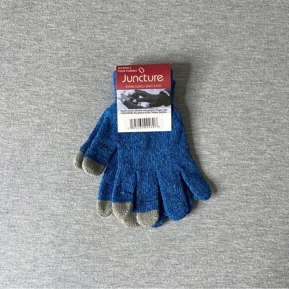 Juncture Women's Blue Texting Gloves - Picture 1 of 3